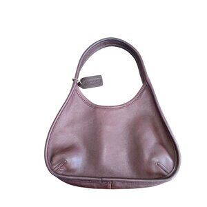 Vintage Coach Ergo Mini Satchel late 1990s hobo style brown leather